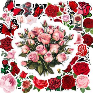 Bộ 50 Sticker Hoa Hồng – Tình Yêu Nở Rộ Trong Từng Chi Tiết hoa hong 4