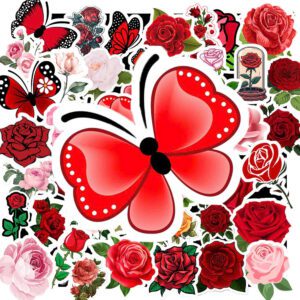 Bộ 50 Sticker Hoa Hồng – Tình Yêu Nở Rộ Trong Từng Chi Tiết hoa hong 7