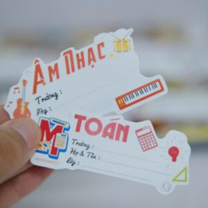 Combo Nhãn Tên Môn Học Cấp 3 – Dành Cho Lớp 10, 11, 12 – Phân Loại Dễ Dàng – Ghi Chép Rõ Ràng nhan ten5 3