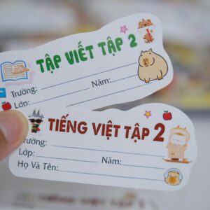 Combo 15 Nhãn Tên Môn Học Lớp 5 – Dễ Dán – Dễ Ghi – Dễ Phân Loại nhan vo lop 52