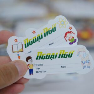 Combo 16 Nhãn Tên Môn Học Lớp 6 – Phân Loại Rõ Ràng – Hình Minh Họa Vui Nhộn – Dễ Ghi Thông Tin nhan vo5