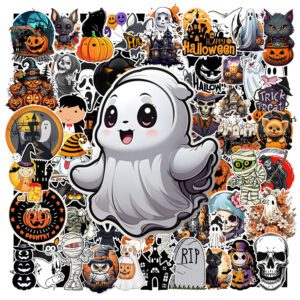 Bộ Sticker Halloween 100 Sticker – Ma Quái, Hài Hước, Trang Trí Cực Đỉnh Cho Mùa Lễ Hội poster 5 7
