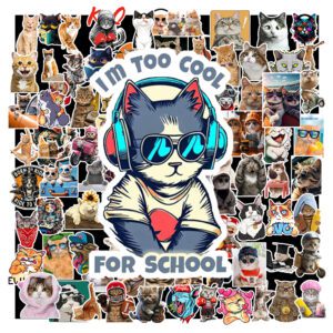 Bộ Sticker Mèo Vui Nhộn – 100 Sticker Cute, Hài Hước, Cực Chill Cho Team “Mèo Nghiện” poster 6 2