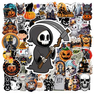 Bộ Sticker Halloween 100 Sticker – Ma Quái, Hài Hước, Trang Trí Cực Đỉnh Cho Mùa Lễ Hội poster 7 7