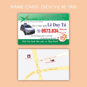 500 Name Card Taxi – Lái Xe Chuyên Nghiệp, Phục Vụ 24/7 – Taxi Bình An