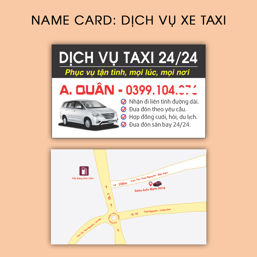 name card taxi poster1 124
