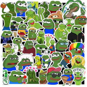 Bộ 50 Sticker Ếch Xanh – Tấu Hài Mọi Lúc, Dán Lên Là Thấy Vui