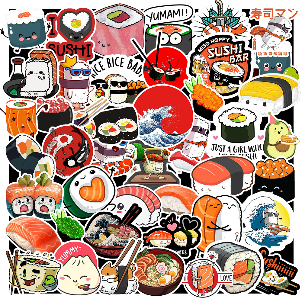 sticker sushi poster1 29