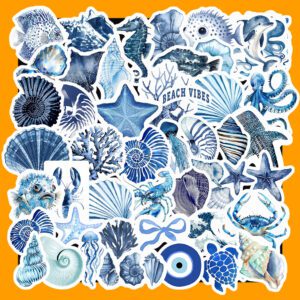 Bộ 69 Sticker Động Vật Biển Xanh Dương – Nghệ Thuật Thanh Lịch Từ Đại Dương poster1