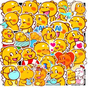 Bộ Sticker Qoobee – 50 Hình Dán Chibi Cực Yêu Cho Tâm Hồn Luôn Tươi Vui