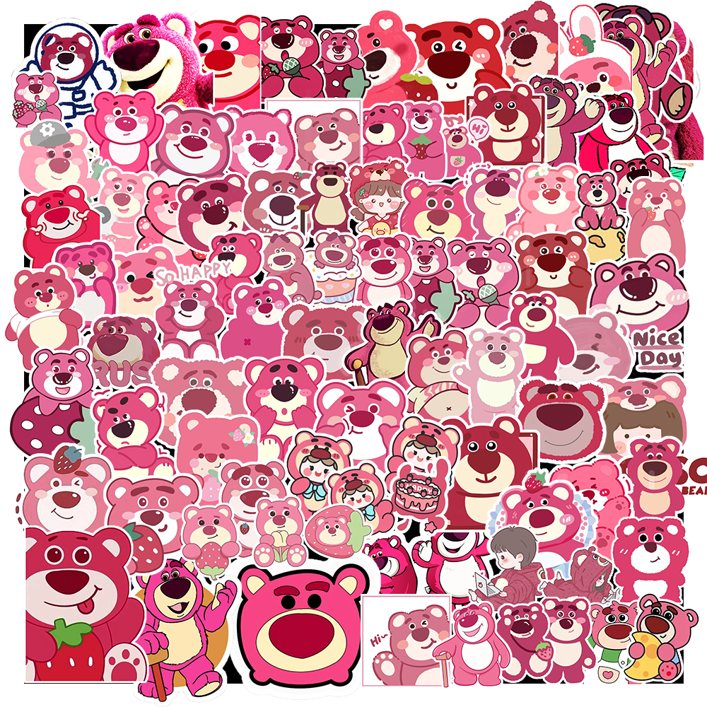sticker gấu dâu poster1 59