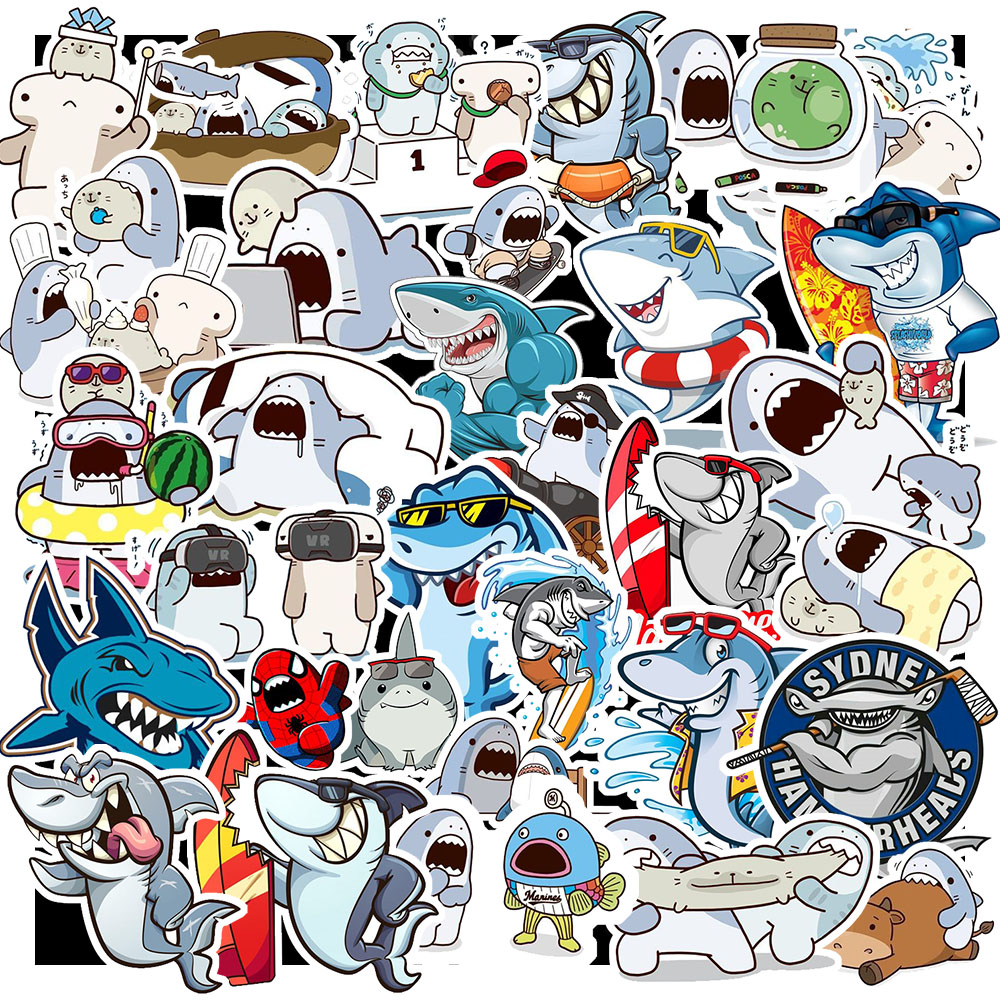 sticker baby shark poster1 73