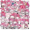 Bộ 50 Sticker My Melody Shy – Bé Thỏ Hồng Siêu Cưng, Siêu Dễ Dán poster1 83