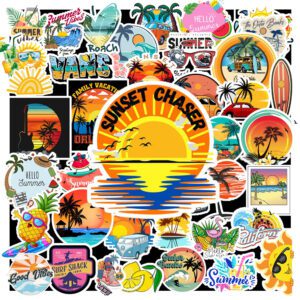Bộ 50 Sticker Mùa Hè – Rực Nắng, Đậm Chất Chill & Nhiệt Đới