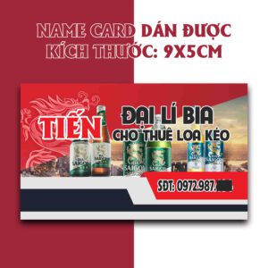 100 Name Card Dán Được – Tiện Lợi, Ấn Tượng, Dán Mọi Nơi