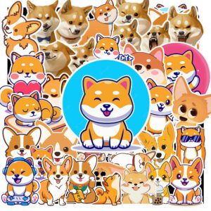 Bộ 50 Sticker Chó Shiba – “Boss Nhật” Chinh Phục Trái Tim Bạn! poster2 68