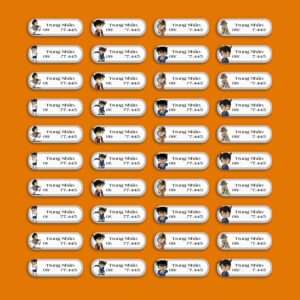 150 Sticker Tên Hình Nhân Vật Hoạt Hình – Dành Cho Bé Trai Dán Đồ Dùng Học Tập, Tránh Thất Lạc