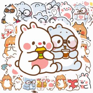 Bộ 50 Sticker Tonton Friends – Dễ Thương Muốn Xỉu, Dán Là Yêu Ngay! poster3 118