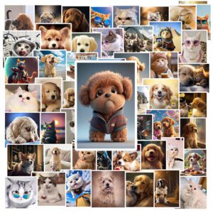 Bộ Sticker Chó Mèo – 100 Hình Dán Thú Cưng Siêu Cute, Siêu Gây Nghiện! poster3 48