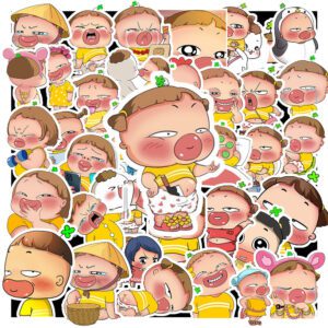 Bộ Sticker Quỳnh Aka – 50 Biểu Cảm "Mặn Như Muối Biển", Dán Ở Đâu Cũng Hài poster3 49