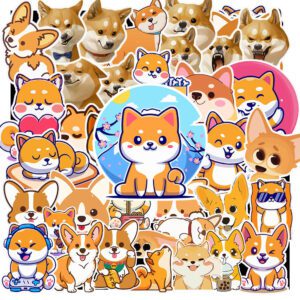 Bộ 50 Sticker Chó Shiba – “Boss Nhật” Chinh Phục Trái Tim Bạn! poster3 63