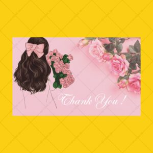 500 Name Card Cảm Ơn Hồng Pastel – Dịu Dàng, Tinh Tế Và Ấn Tượng