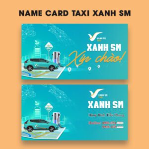 500 Card Visit Taxi Xanh SM – Giải Pháp Chuyên Nghiệp Cho Tài Xế Công Nghệ
