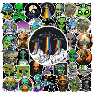 Bộ Sticker Alien – 50 Hình Dán Người Ngoài Hành Tinh Cực Độc Lạ poster4 43