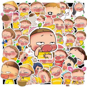 Bộ Sticker Quỳnh Aka – 50 Biểu Cảm "Mặn Như Muối Biển", Dán Ở Đâu Cũng Hài poster4 47