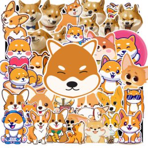 Bộ 50 Sticker Chó Shiba – “Boss Nhật” Chinh Phục Trái Tim Bạn! poster4 61
