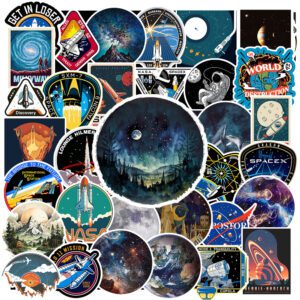 Bộ 50 Sticker Vintage Galaxy – Hành Trình Không Gian Với Phong Cách Retro Độc Lạ poster4 69