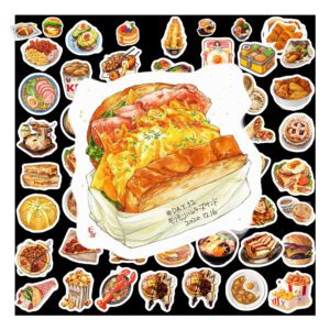 Bộ 50 Sticker Đồ Ăn Siêu Ngon – Dành Cho Tín Đồ Ẩm Thực Chính Hiệu! poster5 100