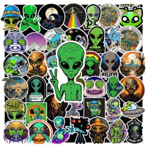 Bộ Sticker Alien – 50 Hình Dán Người Ngoài Hành Tinh Cực Độc Lạ poster5 46
