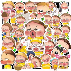 Bộ Sticker Quỳnh Aka – 50 Biểu Cảm "Mặn Như Muối Biển", Dán Ở Đâu Cũng Hài poster5 50