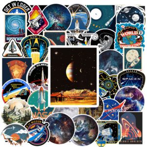 Bộ 50 Sticker Vintage Galaxy – Hành Trình Không Gian Với Phong Cách Retro Độc Lạ poster5 72