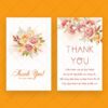 500 Name Card Cảm Ơn Hoa Hồng Cam Tối Giản | Mẫu Thiệp Thank You Sang Trọng Cho Shop Online poster5 94
