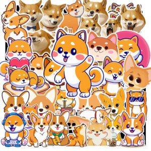 Bộ 50 Sticker Chó Shiba – “Boss Nhật” Chinh Phục Trái Tim Bạn! poster7 58