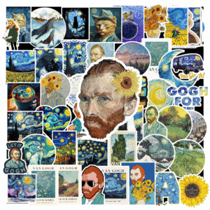 Bộ 100 Sticker Tranh Của Van Gogh – Khi Nghệ Thuật Bước Ra Từ Những Bức Tường poster8 2