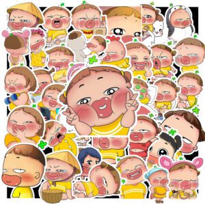 Bộ Sticker Quỳnh Aka – 50 Biểu Cảm "Mặn Như Muối Biển", Dán Ở Đâu Cũng Hài poster8 50