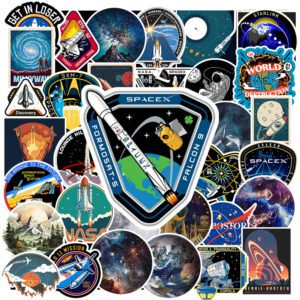 Bộ 50 Sticker Vintage Galaxy – Hành Trình Không Gian Với Phong Cách Retro Độc Lạ poster8 74