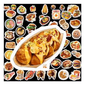 Bộ 50 Sticker Đồ Ăn Siêu Ngon – Dành Cho Tín Đồ Ẩm Thực Chính Hiệu! poster8 90