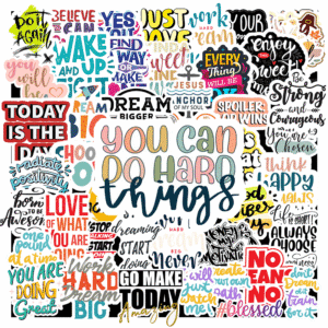 Bộ Sticker Motivation – 100 Hình Dán Truyền Cảm Hứng Sống Tích Cực Mỗi Ngày poster9 1