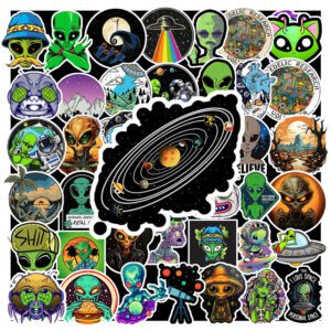 Bộ Sticker Alien – 50 Hình Dán Người Ngoài Hành Tinh Cực Độc Lạ poster9 40