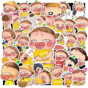 Bộ Sticker Quỳnh Aka – 50 Biểu Cảm "Mặn Như Muối Biển", Dán Ở Đâu Cũng Hài poster9 44