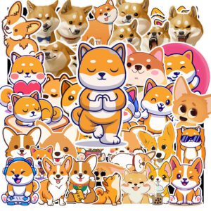 Bộ 50 Sticker Chó Shiba – “Boss Nhật” Chinh Phục Trái Tim Bạn! poster9 57