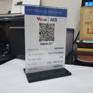 Standee Mã QR Chuyển Khoản – Giải Pháp Thanh Toán Tiện Lợi, Chuyên Nghiệp Cho Mọi Doanh Nghiệp