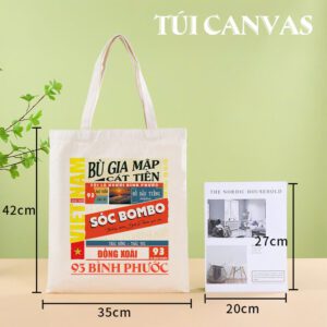 Túi Vải Canvas Bình Phước – Nét Tự Hào Miền Đông Nam Bộ Trên Từng Chiếc Túi tui vai canvas Binh Phuoc 2
