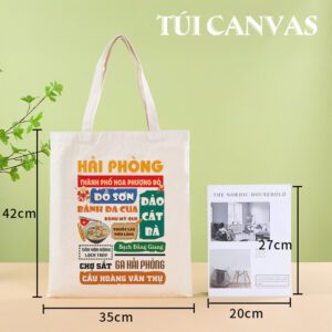 Túi Vải Canvas Hải Phòng – Thành Phố Hoa Phượng Đỏ Trong Từng Nét Thiết Kế tui vai canvas Hai Phong 1