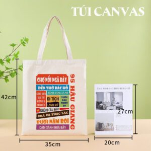 Túi Vải Canvas Hậu Giang – Rực Rỡ Hương Vị Miền Sông Nước tui vai canvas Hau Giang2