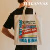 Túi Vải Canvas Hòa Bình – Sắc Núi Rừng và Sông Đà In Đậm Từng Nét Túi tui vai canvas Hoa Binh 2